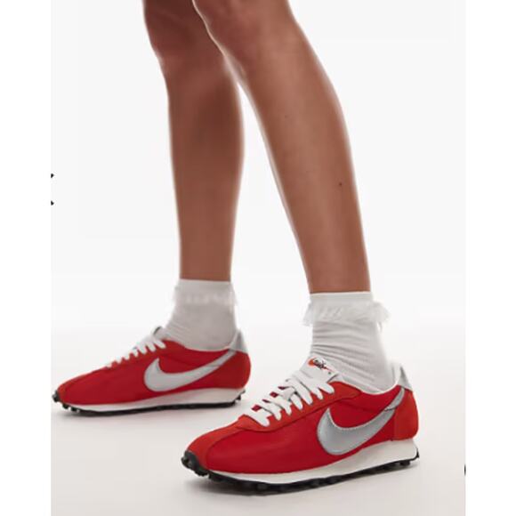 Nike LD-1000 Trainer Sneakers University Red/Metallic Silver/Rouge W6.5/M5 NWB - Picture 2 of 13